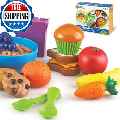 Learning Resources Sprouts Munch It Food Set - Food Kitchen Accessories Pretend