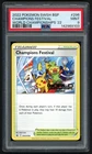 Pokemon Champions Festival Promo SWSH296 Pikachu Worlds 2022 ENGLISH PSA 9