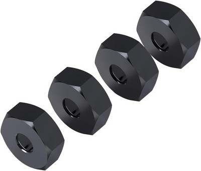 MORLORDY 4Pcs 12mm to 14mm Aluminum CNC Wheel Hex Hub Adapter Spacers