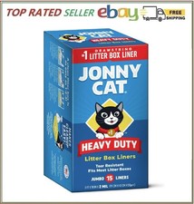 Jonny Cat Heavy Duty Jumbo Tear-Resistant Litter Box Liners, 15 Count free shipp