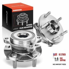 2 x Front Wheel Bearing and Hub Assembly with 5-Lug Compatible with Toyota