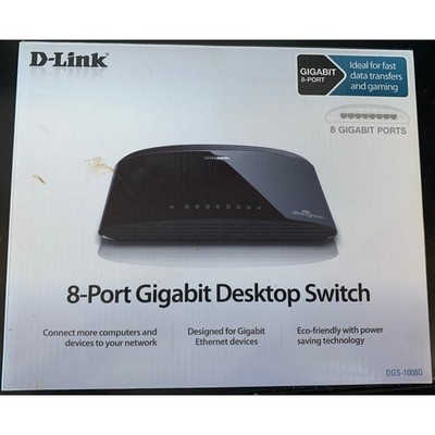 D-Link 8-Port Gigabit Desktop Switch