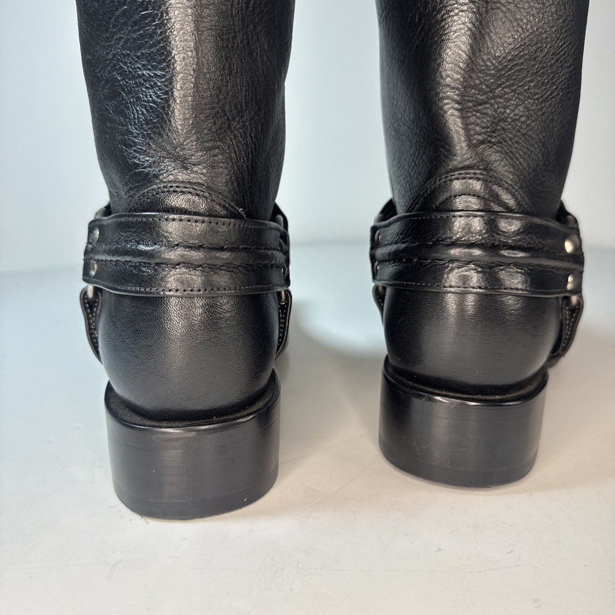 Pistolero Mens Boots 10.5 To 12 Handcrafted Leather Square  display picture 2