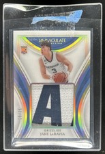 2022-23 Immaculate Jake LaRavia Massive Memorabilia RC Patch #/25