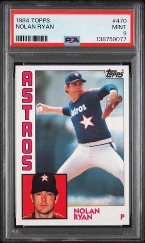 1984 TOPPS NOLAN RYAN #470 PSA 9 MINT