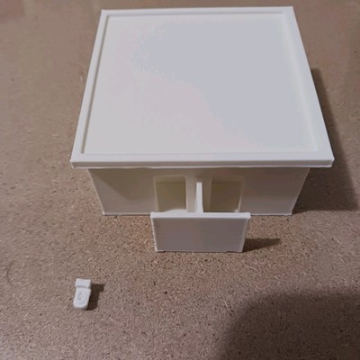 #ad HO Scale Restroom Building Public Park Style $16.99