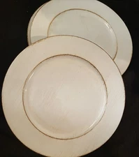 NEW 6 Off White Rustic Charger Plates 13” Chargers Hobby Lobby