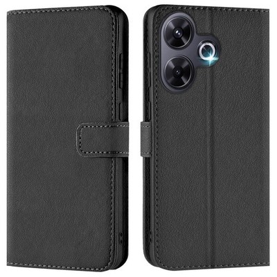 Schutz Hülle für Xiaomi Poco M6 Handy Klapp Tasche Book Cover Slim Flip Case