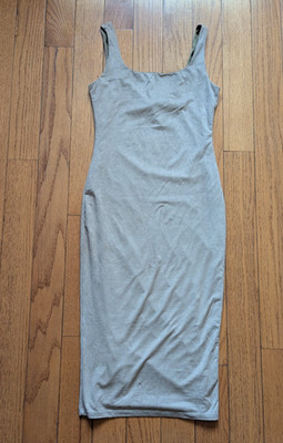 Windsor Brown Faux Suede Sleeveless Bodycon Dress - Size Medium