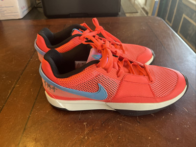 Nike Ja 1 Shoes Low  Ember Glow/Blue DR8785-800 Basketball Sneakers Mens SZ 11 Q