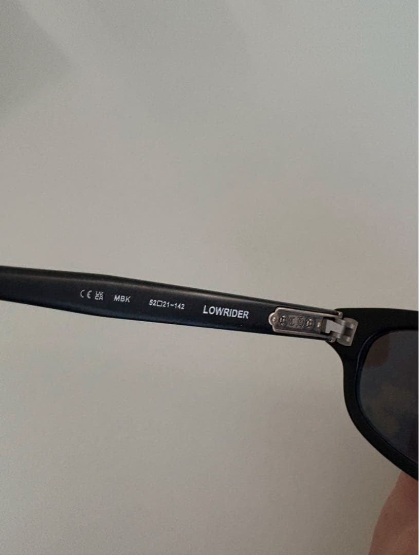 Chrome Hearts Lowrider Sunglasses Matte Black Size N Used thumbnail 2