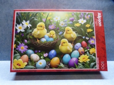 28432.  Puzzle  Easter Chicks   500 Teile   Alipson  Küken Ostern