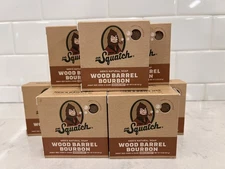 Dr Squatch Men’s Natural Soap Wood Barrel Bourbon 5 oz. NEW In Box Lot of 10