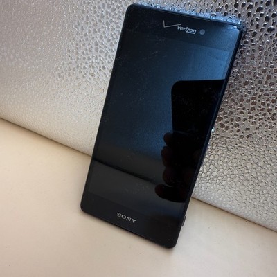 Sony Xperia Z3v Verizon Black Android Smartphone Untested PARTS