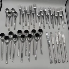 Lot of 39 Reed and Barton Select WAYZATA Flatware Forks, Spoons, Knives