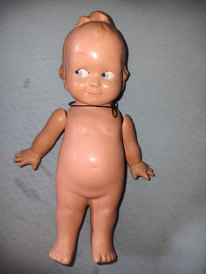 kleine Schildkröt Puppe  Googly Kewpie  30er Jahre Gr. 17 1/2