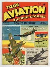 True Aviation Picture Stories #7 GD+ 2.5 1944