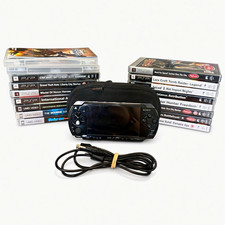 Sony PSP Console Bundle w/Games, Movies & Memory Card