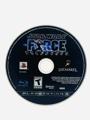 Star Wars PS3 Game Force Unleashed Sony PlayStation 3 Jedi Fun Disc Only Tested