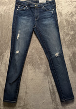 AG Adriano Goldschmied Jeans Womens 28 R Blue The Legging Ankle Super Skinny
