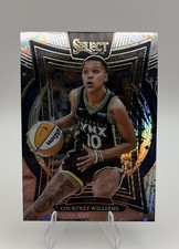 2025 Panini Select WNBA - Concourse Courtney Williams #23 Silver Party Prizm