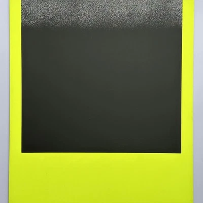RUPPRECHT GEIGER Signierte Serigraphie WVG 111-1 Schwarz auf gelb 1968 Siebdruck - Bild 1 von 4