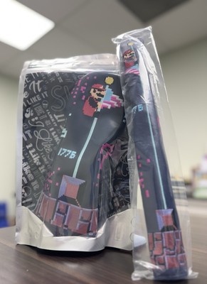 SUPA DUPA HOT Swag Golf 8-Bit Flagpole Sitta Fairway Headcover & Alignment Stick