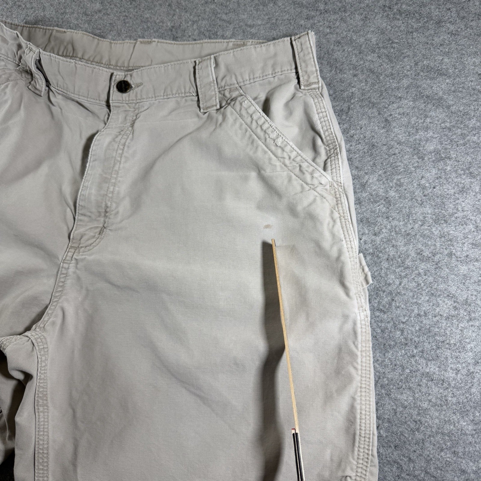 Carhartt Carpenter Shorts Mens 38 Loose Fit Utility Workwear BS0147-M thumbnail 6