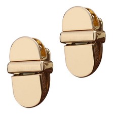 2 Sets Vintage Gold Handbag Lock Catch Zinc Alloy Durable Bag Hardware