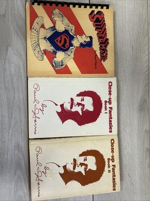 Close Up Fantasies 1&2, Supermagic By Paul Harris Lot Of 3 A3