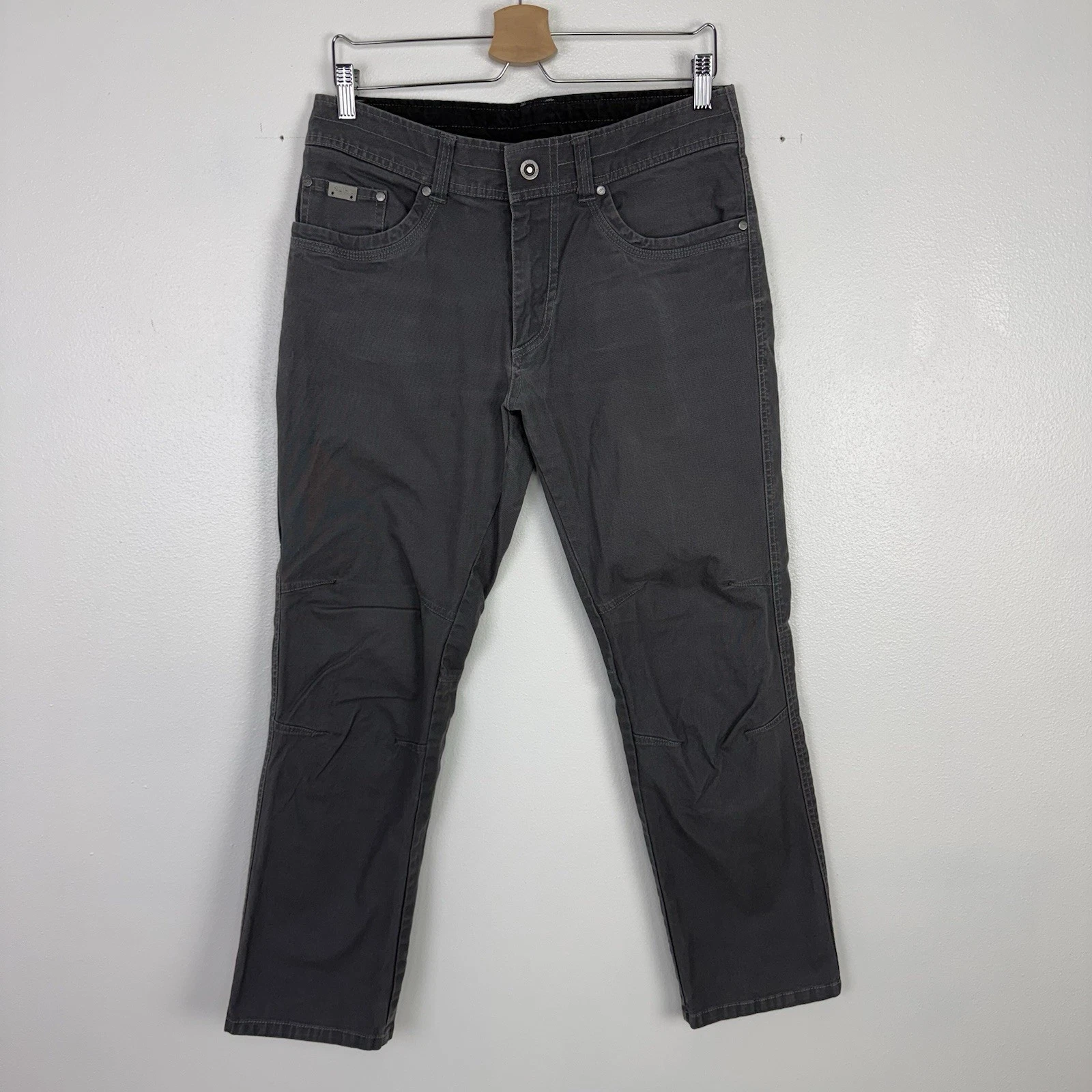 Kuhl Kanvus Jean Pants Stretch Hiking 32x30 Men’s Grey Patina Outdoors Trail