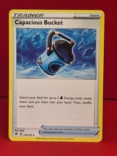 CAPACIOUS BUCKET 156/192 POKEMON REBEL CLASH LIGHTLY PLAYED