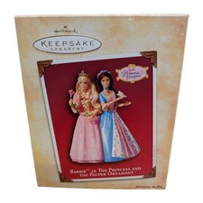 2004 Hallmark Barbie as The Princess and the Pauper Ornament - looks NIB