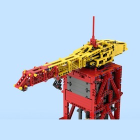Modubrix Mocs Building Blocks Launch Tower Mk I for Saturn V Sets Bricks Toy Kit