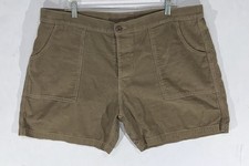 Vintage Birdwell Beach Britches Corduroy Shorts USA Made Size 39 - Tan
