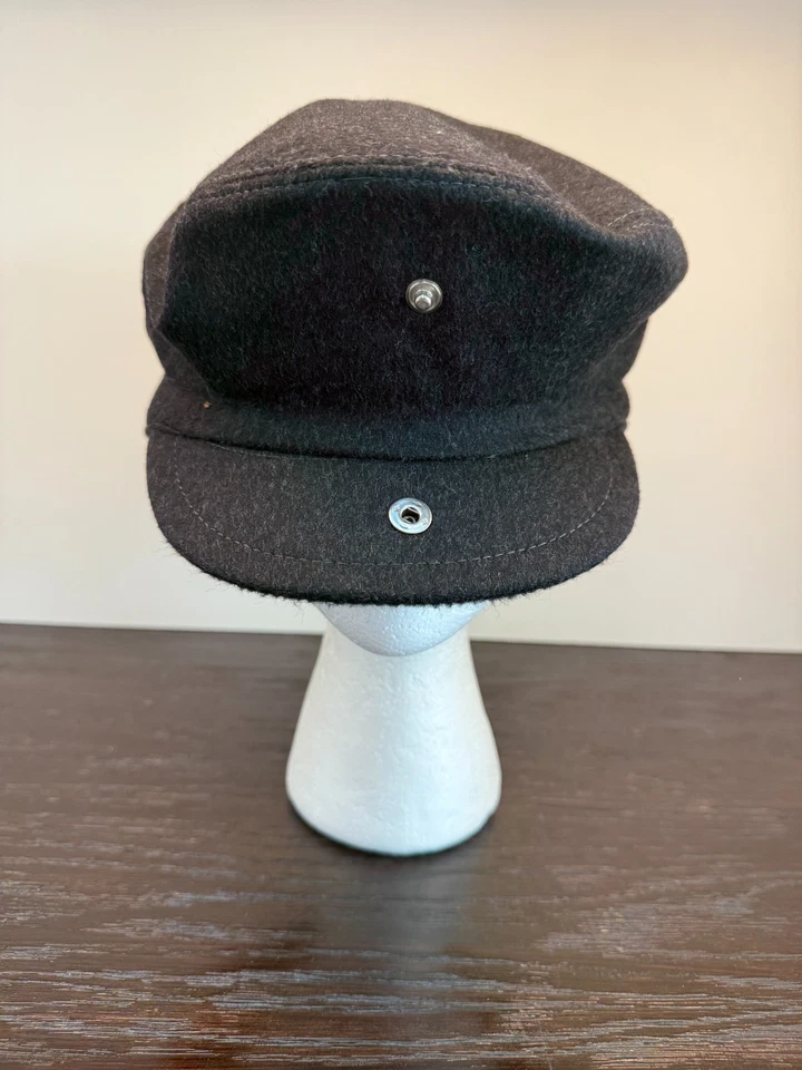 Sombrero Stetson Para Hombres 58 Gris Mezcla de Lana Gorra Plana Orejeras Frente a Presión Caminata Exterior Foto 3 de 4