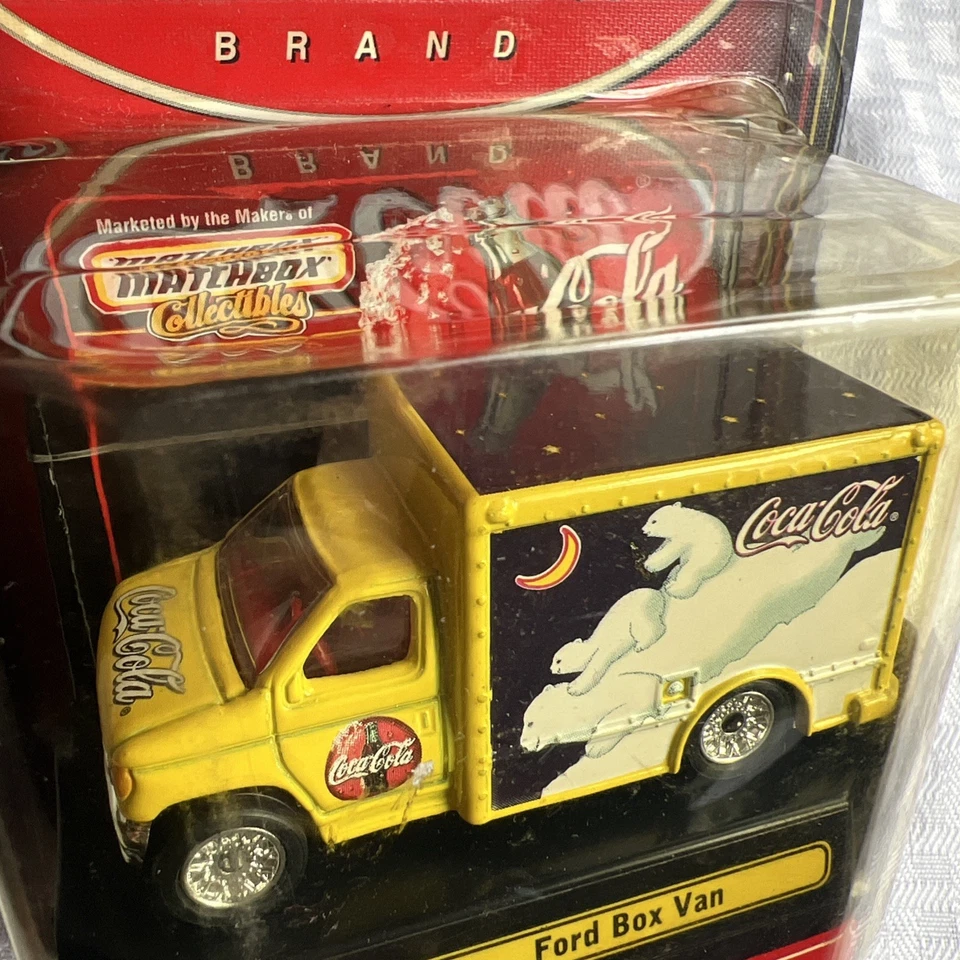VintageMATCHBOX Coca-Cola Collectibles: Ford Box Van Polar Bear Fantasy Edition - Image 4 of 4