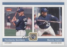 2004 Fleer Platinum Humberto Quintero Bernie Castro #184 0l2