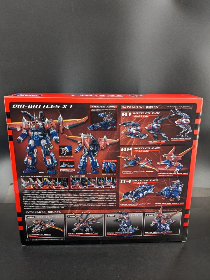 Figura de acción robot Takara Tomy T-SPARK Diaclone DA-109 Dia-Battles X-1 Foto 4 de 4