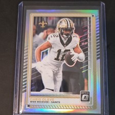 Panini 2025 Donruss Optic Prizm Chris Olave #73 Saints Football Card