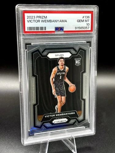 2023-24 Panini Prizm - Victor Wembanyama #136 (RC) PSA 10