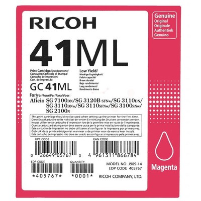 Original Ricoh GC-41 ML  405767 Tinte magenta