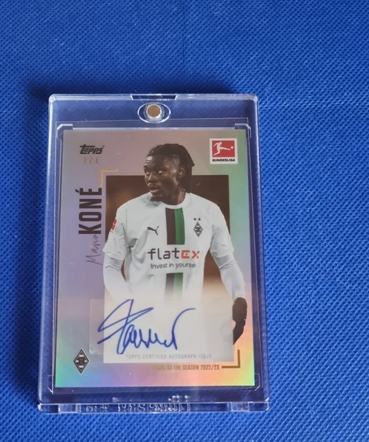 Topps Bundesliga Stars of the Season 2022-23 - Kouadio Manu Kone Auto Lot 1/1