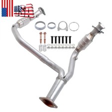 Exhaust Y-Pipe Catalytic Converter For 2007-2008 GMC Sierra 1500 4.8L 5.3L 6.0L