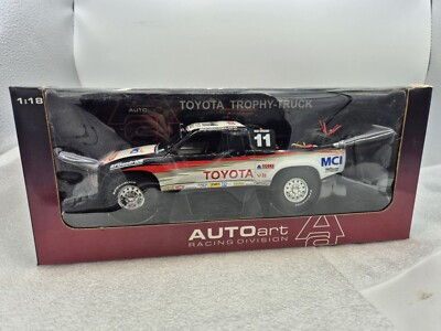 RARE TOYOTA RACING TROPHY TRUCK #11 IVAN STEWART AU 1/18 AUTOART 80010 NEW!!!!