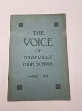 The Voice Of Knoxville High School March 1922