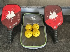 Xs Xspak pickleball paddle set , 2 Paddles , 4 Balls And A Bag NEW