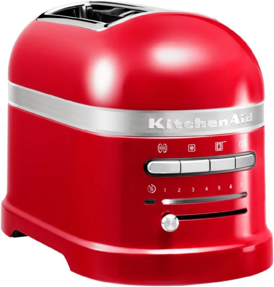 KitchenAid: Artisan Toaster Rot A 2 Scheiben - Promo Mit 2 Klemme Toast - Bild 2 von 4