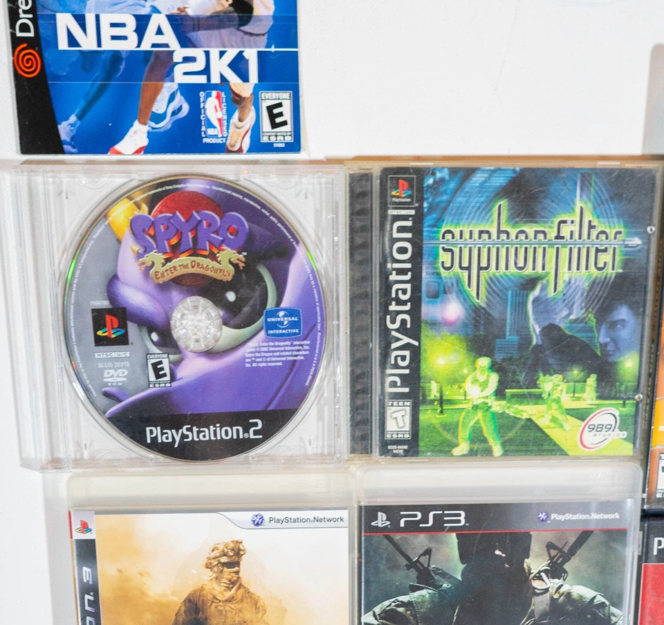 Playstation Lot of 11 Games Various Shooters Action RPG PS3 PS2 PS1 Dreamcast - Image 2 of 4