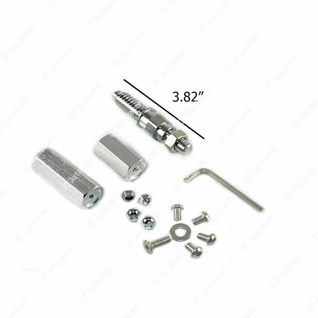 Tow Hook License Plate Bumper Mount Bracket Relocator Kit for